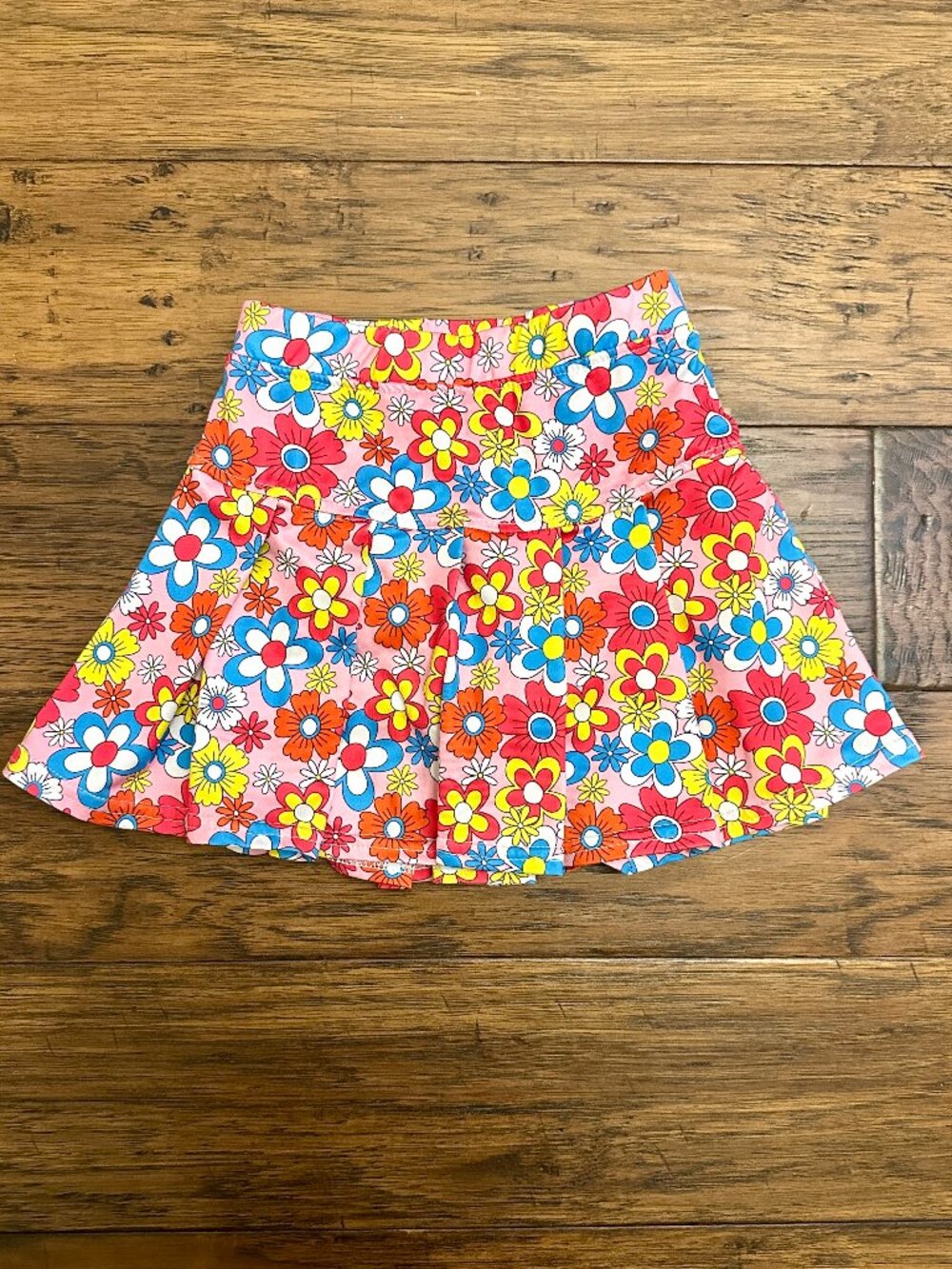 Azarhia Girls' Bright Floral Performance Skort*